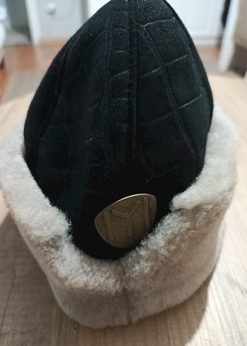 Kürk Detaylı Erkek şapka - Görsel 5