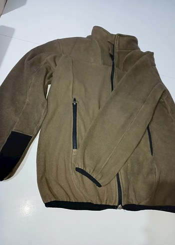 Fermuarlı Kahverengi Erkek Polar Sweatshirt - Görsel 3