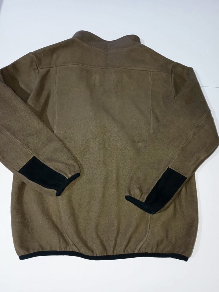 Fermuarlı Kahverengi Erkek Polar Sweatshirt - Görsel 2