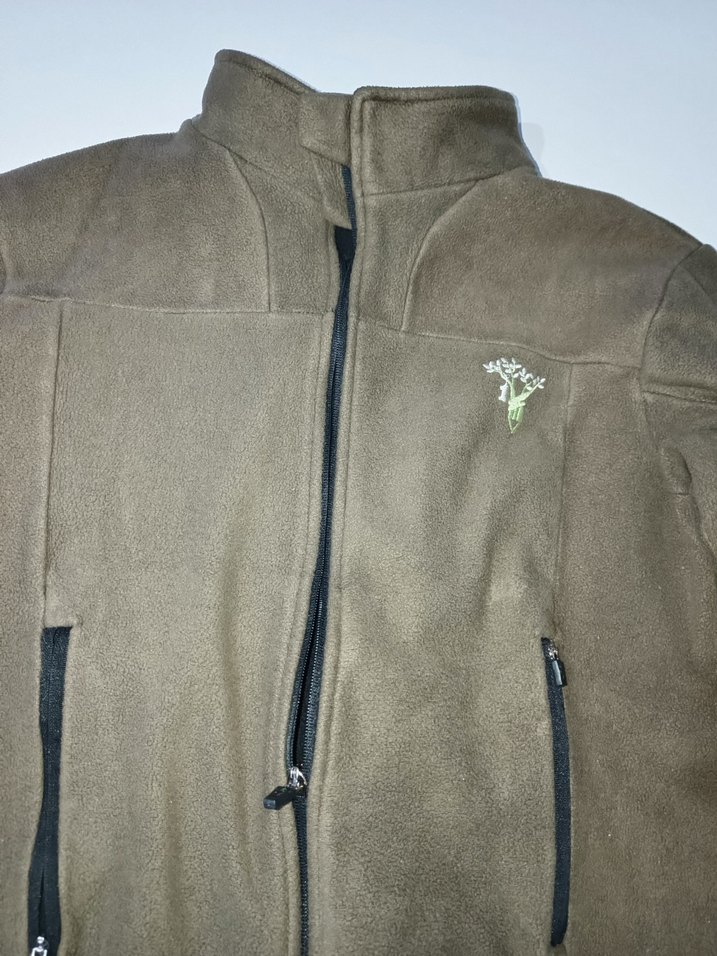 Fermuarlı Kahverengi Erkek Polar Sweatshirt - Görsel 4