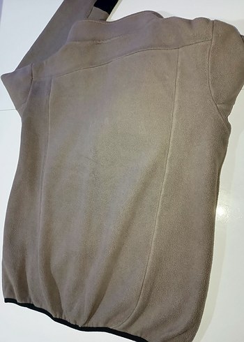 Erkek Kahverengi Fermuarlı Polar Sweatshirt - Görsel 7