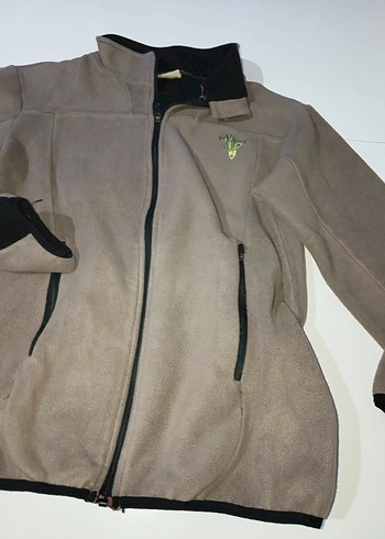 Erkek Kahverengi Fermuarlı Polar Sweatshirt - Görsel 8