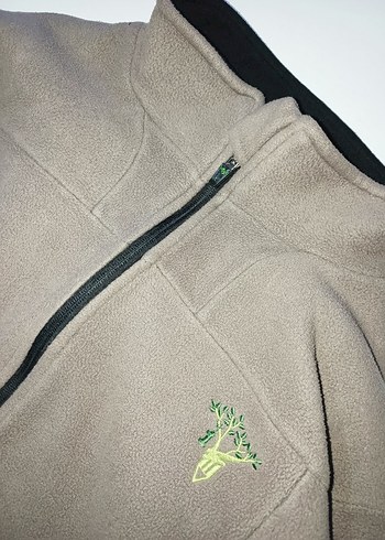 Erkek Kahverengi Fermuarlı Polar Sweatshirt - Görsel 6