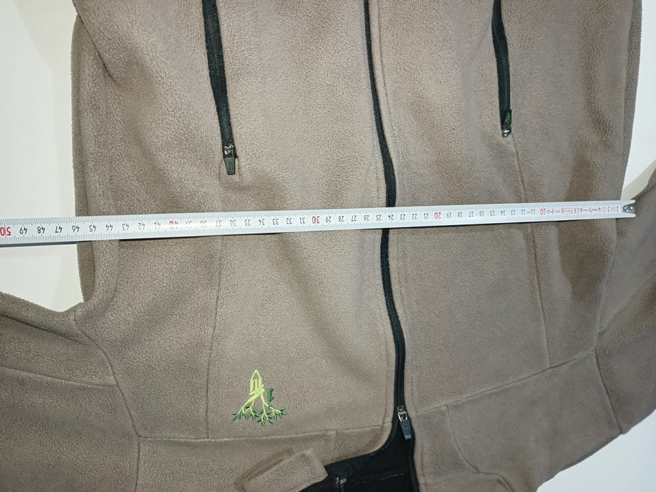 Erkek Kahverengi Fermuarlı Polar Sweatshirt - Görsel 4