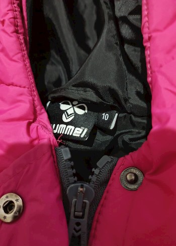 Kızlar için Fermuarlı Pembe Mont - Görsel 5