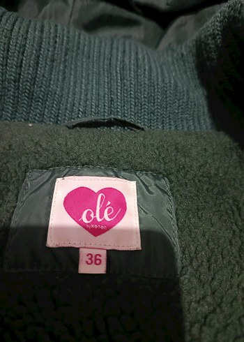 Kadın Yeşil Midi Kaban, Kürklü Kapüşonlu - Görsel 9