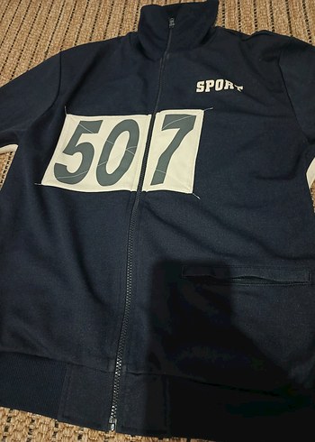 Erkek Çocuk Mavi Kapüşonlu Fermuarlı Sweatshirt - Görsel 7