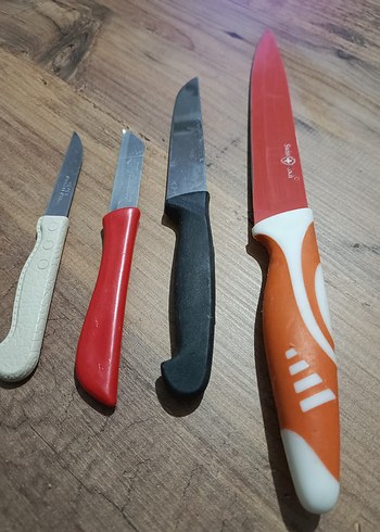 Renkli Saplı Mutfak Bıçak Seti - Görsel 3