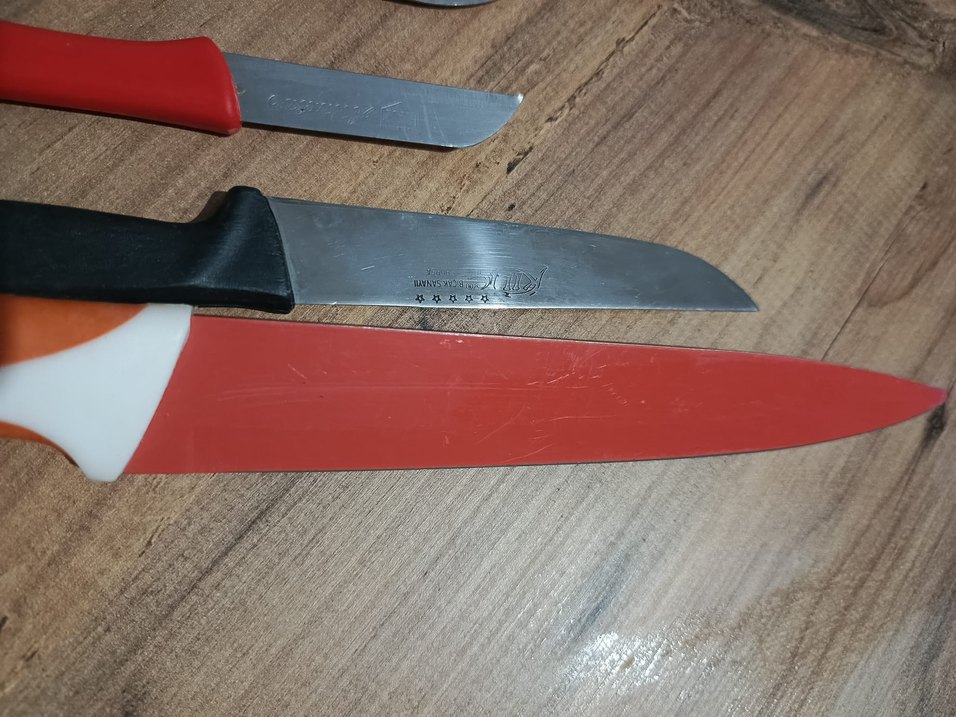 Renkli Saplı Mutfak Bıçak Seti - Görsel 4