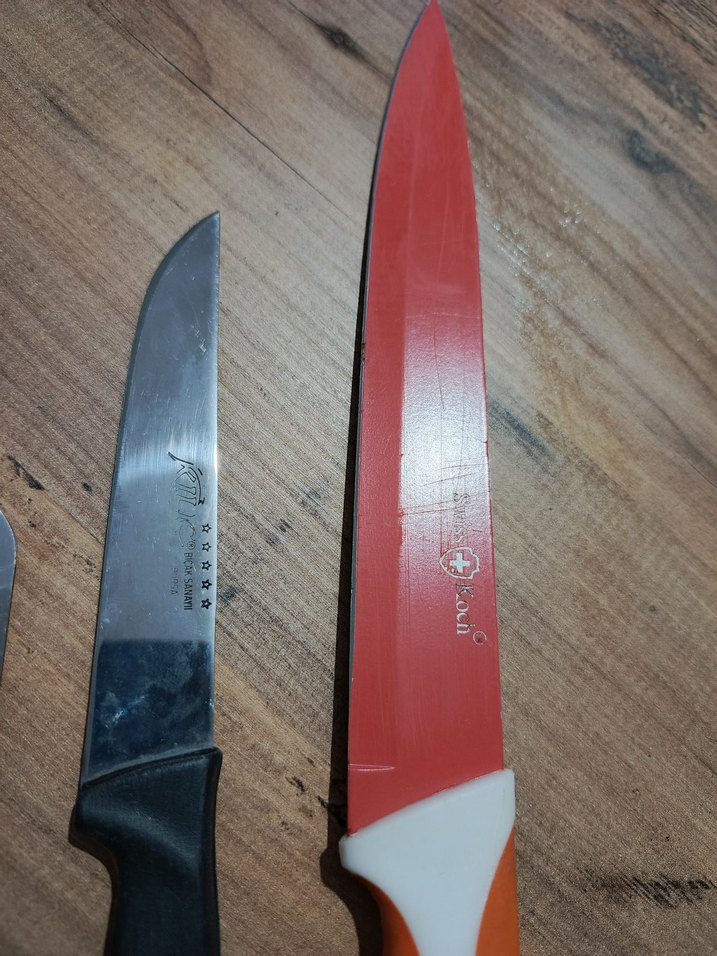 Renkli Saplı Mutfak Bıçak Seti - Görsel 5