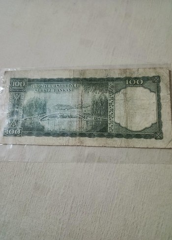 100 Türk Lirası Eski Banknot - Görsel 4