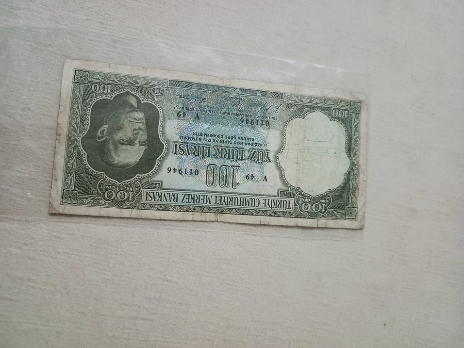 100 Türk Lirası Eski Banknot - Görsel 3