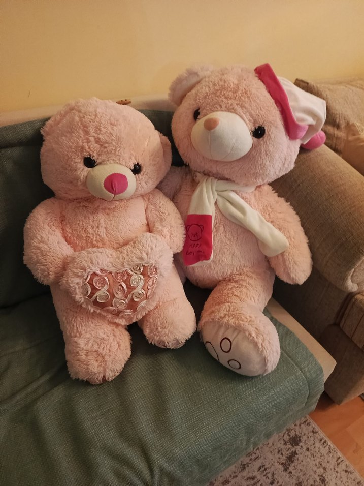 Pembe Peluş Ayıcık Seti - Görsel 4