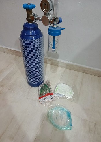 Oral-B Mavi Oksijen Tüpü ve Akış Kontrol Cihazı