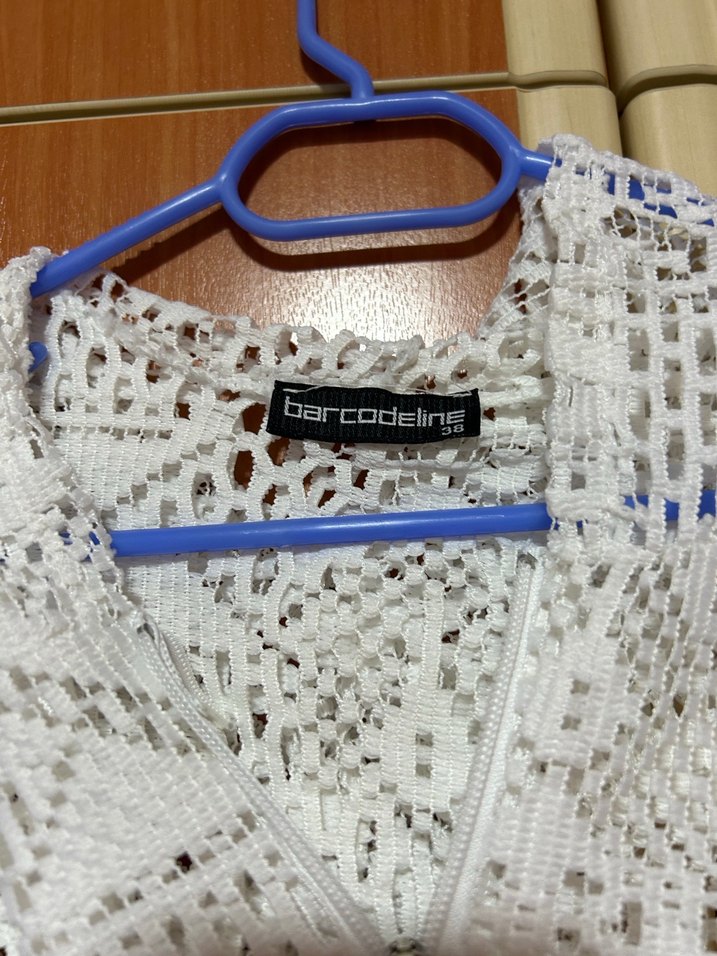 Dantel İşlemeli Kadın Beyaz Bohem Ceket - Görsel 4