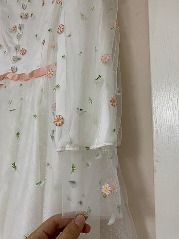 Tesettür Abiye Tül Elbise - Görsel 3