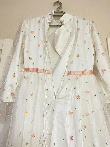 Tesettür Abiye Tül Elbise - Görsel 7