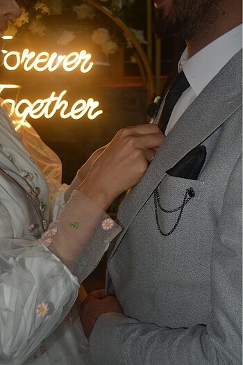 Tesettür Abiye Tül Elbise - Görsel 14