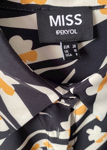 Miss Marka Zebra Desenli Kadın Gömlek - Görsel 2