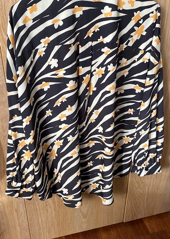 Miss Marka Zebra Desenli Kadın Gömlek - Görsel 3