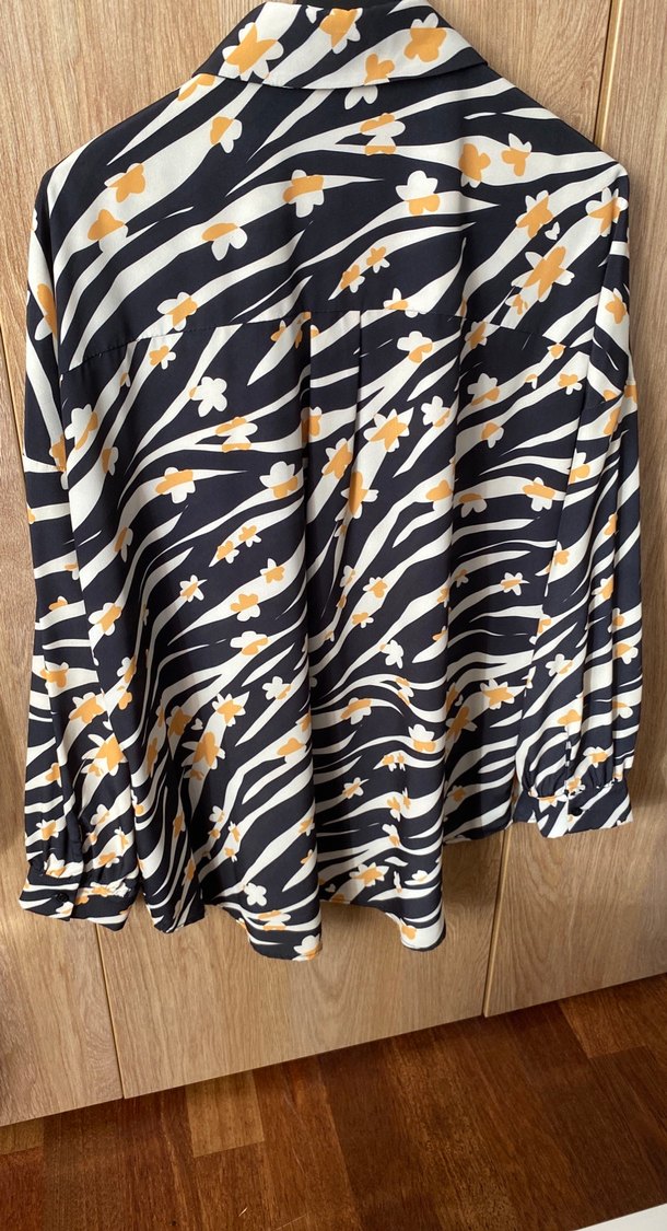 Miss Marka Zebra Desenli Kadın Gömlek - Görsel 3