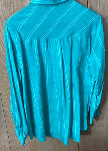 IPEKYOL Turkuaz Düğmeli Gömlek - Görsel 2