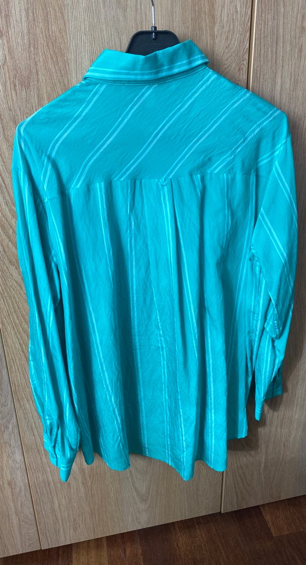 IPEKYOL Turkuaz Düğmeli Gömlek - Görsel 2