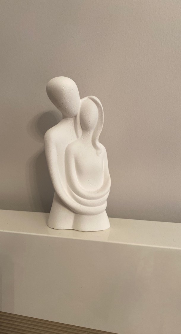 Beyaz Soyut Çift Biblosu - Görsel 2