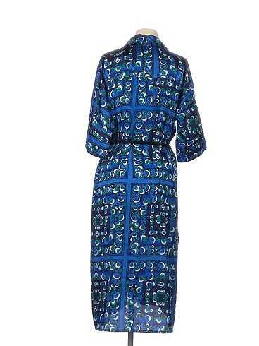 l Beden BSL FASHION Uzun Elbise %70 İndirimli.