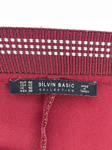 40 Beden bordo Renk Dilvin Kumaş Pantolon %70 İndirimli.
