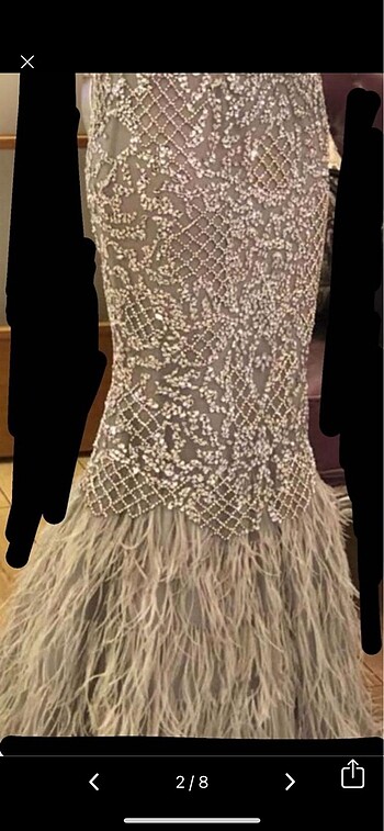 Abiye gece elbisesi - Görsel 5