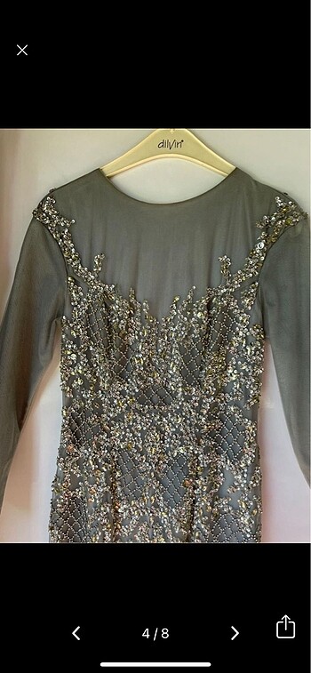 Abiye gece elbisesi - Görsel 6