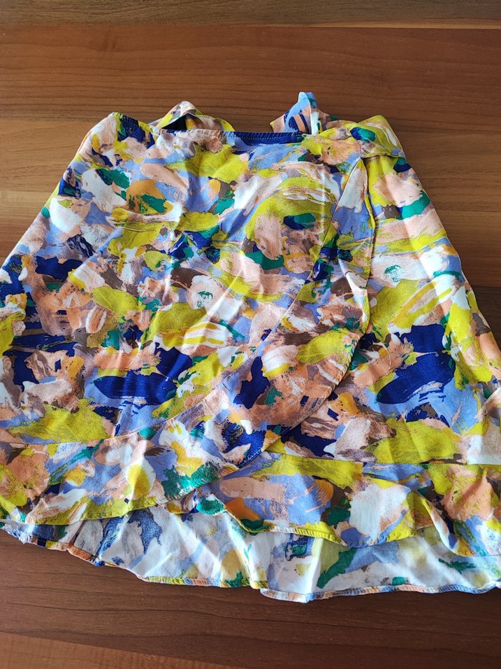 Renkli Volanlı Mini etek - Görsel 2