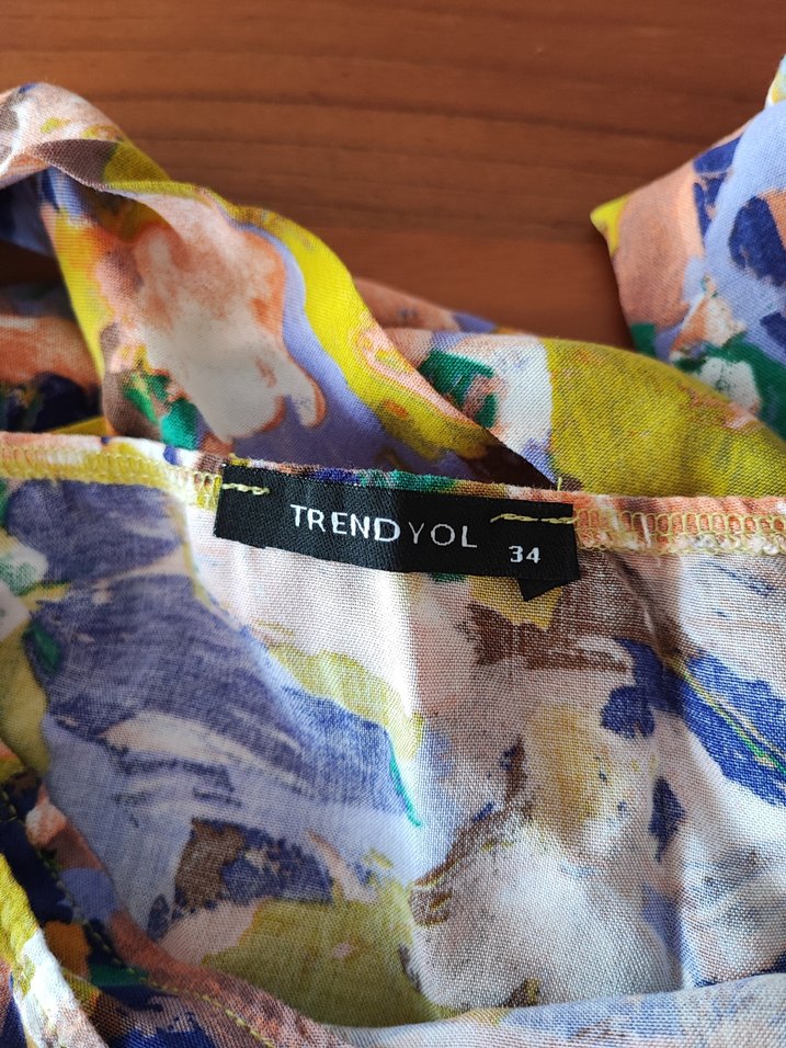 Renkli Volanlı Mini etek - Görsel 4