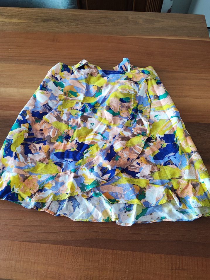 Renkli Volanlı Mini etek - Görsel 3