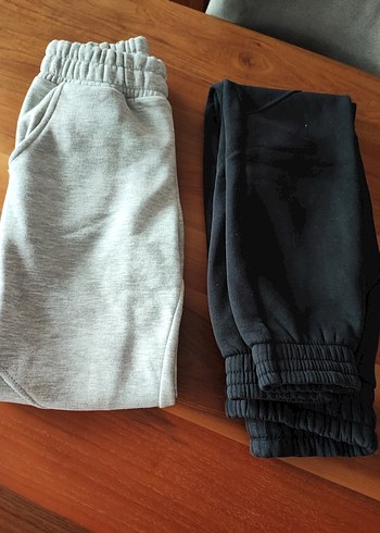 Gri Kısa Kadın Eşofman Altları ikili fiyattır - Görsel 3