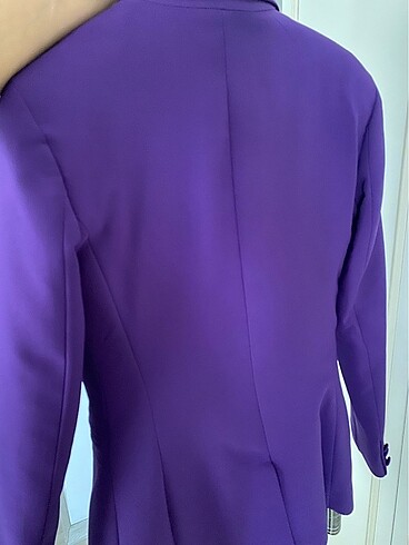 s Beden mor Renk Blazer ceket