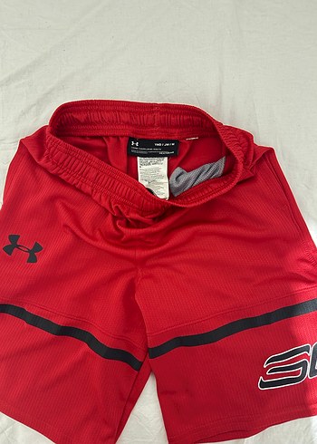 Kırmızı Dar Kesim Spor Şort - Görsel 2