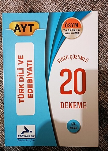 Paraf Yayınları Ayt edebiyat denemeleri 