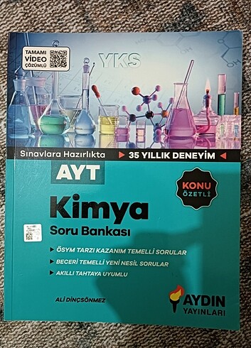 Aydın Yayınları Ayt Kimya Soru Bankası 