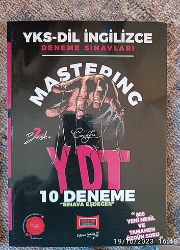 Yargı Yayınları 10'lu YDT İngilizce Denemesi