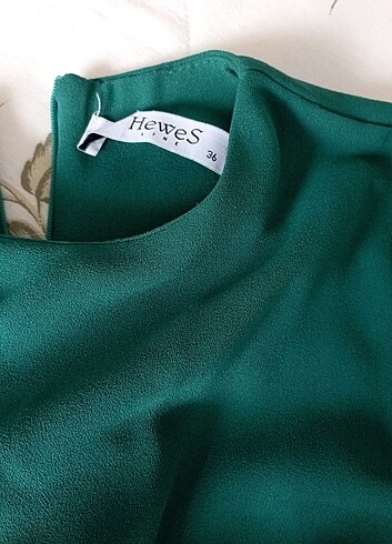 36 Beden yeşil Renk Abiye tulum elbise 