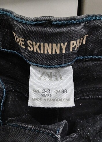 24-36 Ay Beden gri Renk Zara Erkek bebek kot pantolon