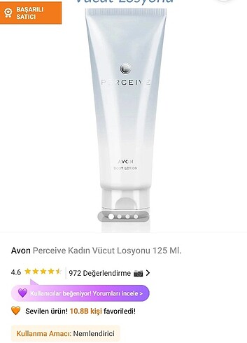 Avon Vucut losyonu