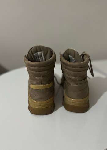 Bej Süet Kadın Platform Bot lumberjack marka - Görsel 3