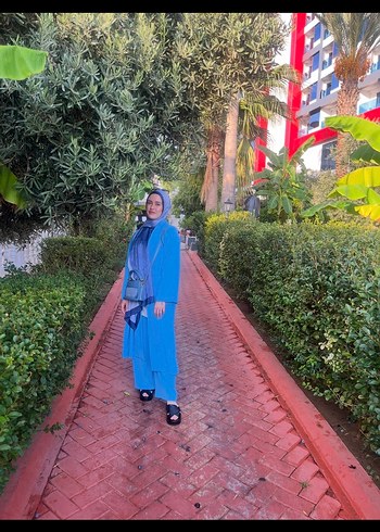 Uzun Denim Kimono, Bağcıklı bir defa giyildi - Görsel 2