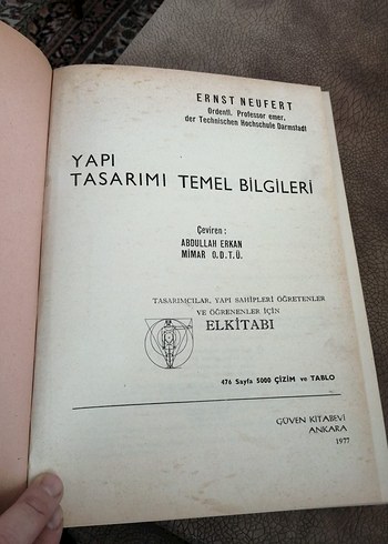 Neufert Yapı Tasarımı Temel Bilgileri Kitabı