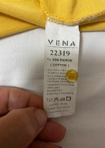 l Beden sarı Renk L VENA Bluz