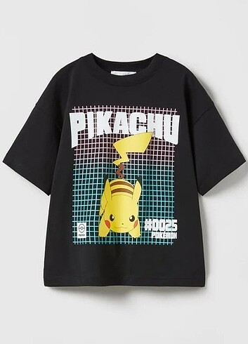 yepyeni orijinal zara tshirt, pikachu design 6 yaş