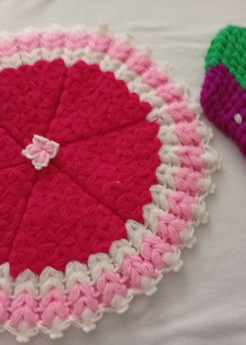 Renkli Nakışlı Fırın Eldiveni - Görsel 4